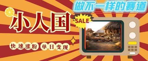 DeepSeek+绘图+视频制作小人国微观视频，小白轻轻松松上手，条条爆款，条条变现，单日就能收益-云推网创项目库