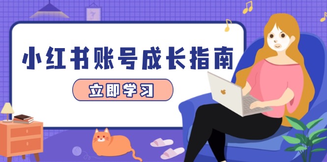 小红书账号成长指南，爆款选题+精准定位+数据分析，系统提升账号变现能力-云推网创项目库