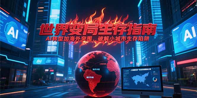 付费文章《世界变局生存指南，AI转型加海外突围，破解小城市生存陷阱》-云推网创项目库