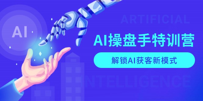 AI-操盘手特训营，解锁AI获客新模式，全面掌握AI商业应用与提示词技巧-云推网创项目库