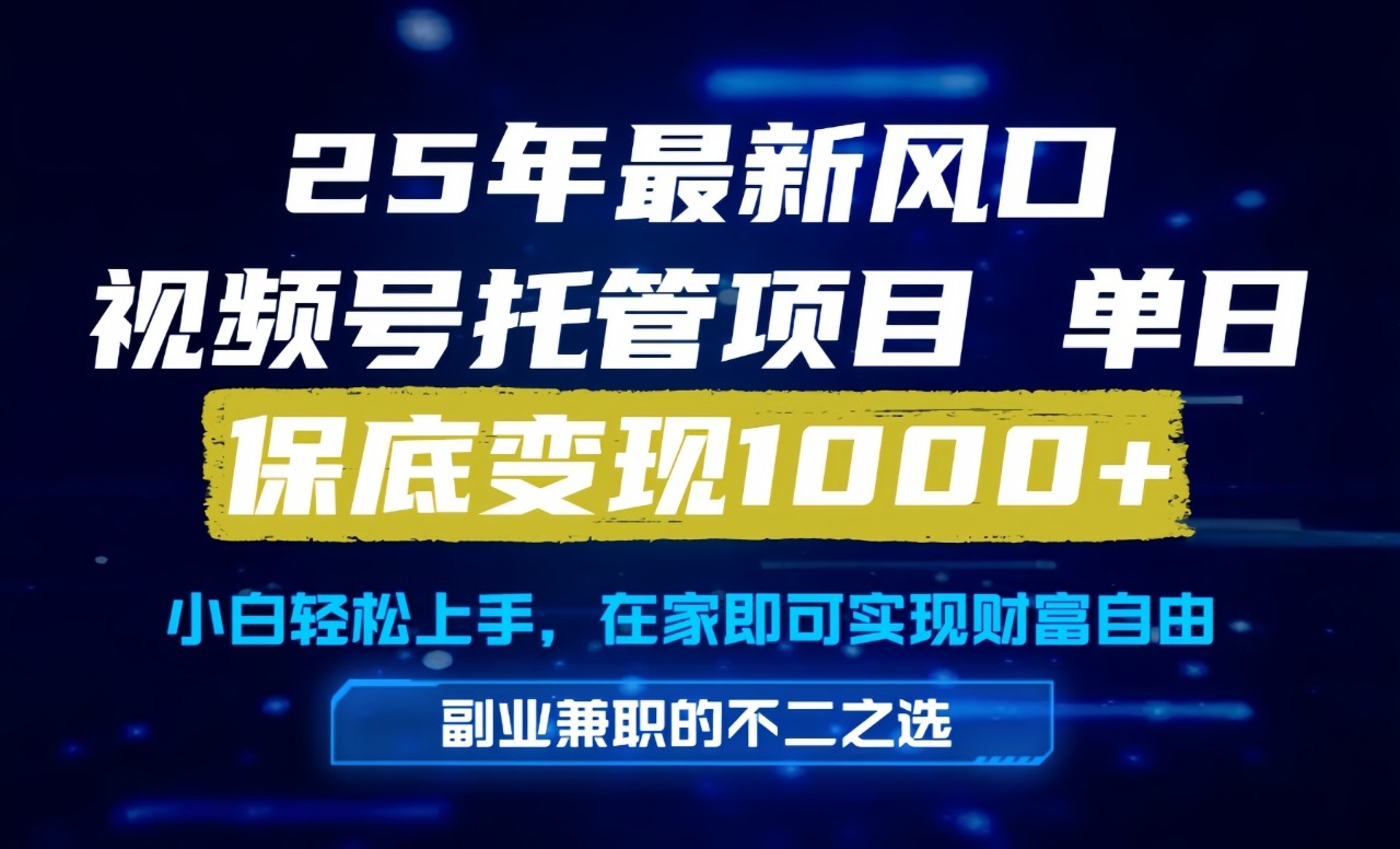 真正的懒人项目，妥妥的福利，先到先得，单日保底1000+-云推网创项目库