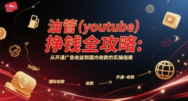 油管(youtube)挣钱全攻略：从开通广告收益到国内收款的实操指南-云推网创项目库