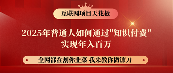 镰刀训练营超级IP合伙人，25年普通人如何通过“知识付费”年入百万！-云推网创项目库