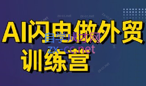 大卫·AI闪电做外贸训练营(更新5月)-云推网创项目库