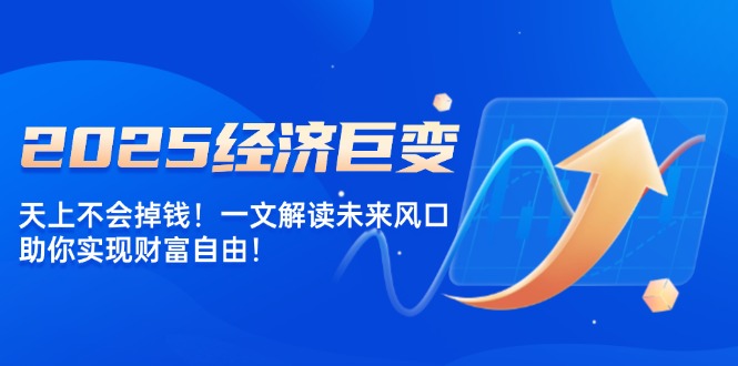 2025经济巨变，天上不会掉钱！一文解读未来风口，助你实现财富自由！-云推网创项目库