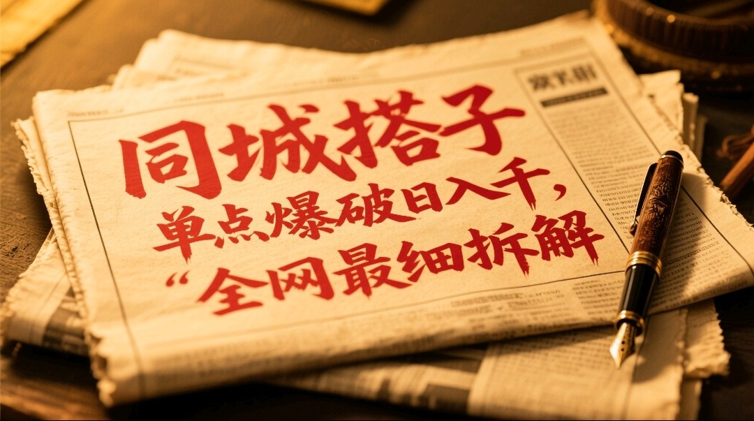 同城搭子群19.9单点爆破日入千，搭子组局月入万，全网最细拆解-云推网创项目库