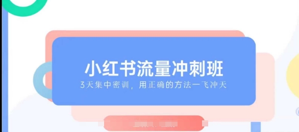 小红书流量冲刺班2025，最懂小红书的女人，快速教你2025年入局小红书-云推网创项目库