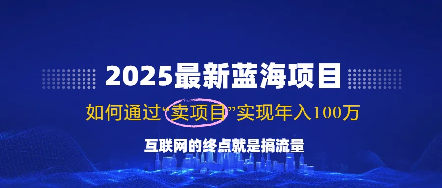 2025最新蓝海项目，零门槛轻松复制，月入10万+，新手也能操作！-云推网创项目库