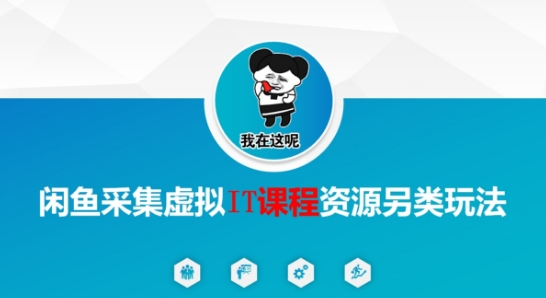 闲鱼采集虚拟IT课程资源另类玩法，干货满满-云推网创项目库